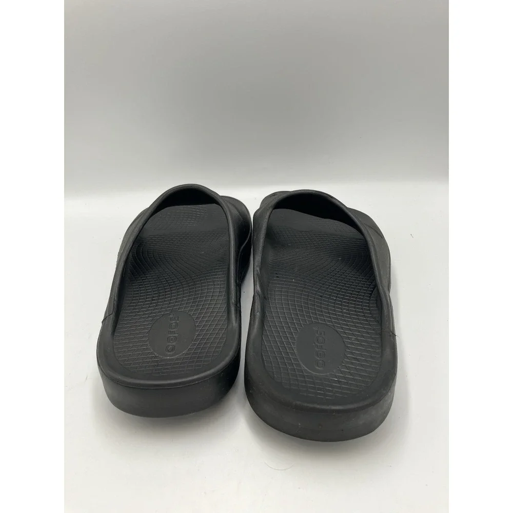 Oofos Unisex Ooahh Recovery Slides Comfort Shoes Black Men's 12 Womens‎ 13